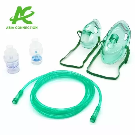 The contents of a complete set of Aerosol Mask With Nebulizer.